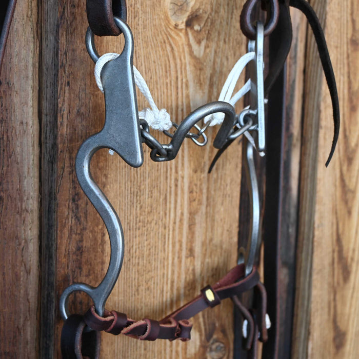 Gordy Alderson Ported Chain Bridle Rig w/Split Ear Headstall Tack - Rigs Gordy Alderson