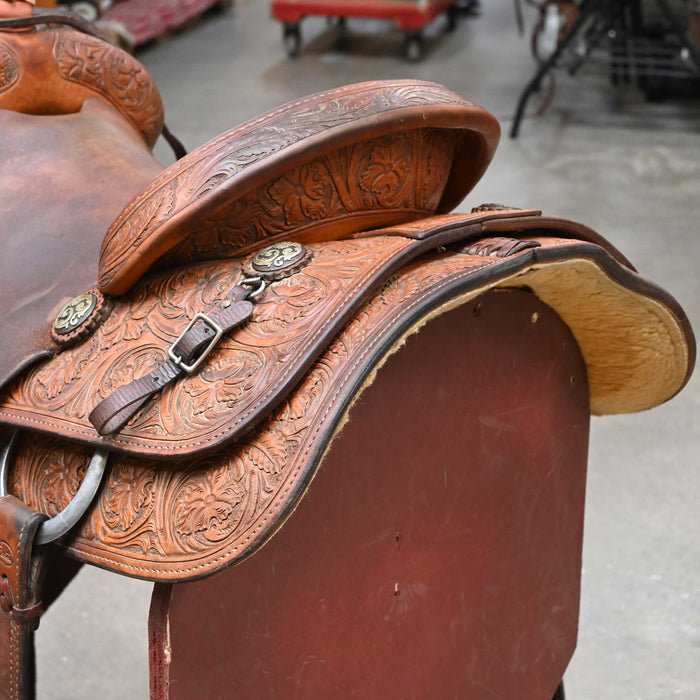 14.5" USED COATS TEAM ROPING SADDLE