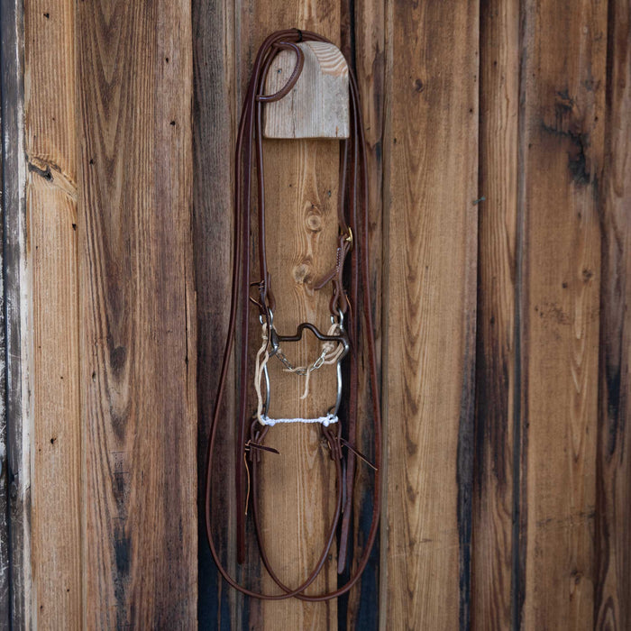 Les Vogt Solid Port Bridle Rig w/All New Leather