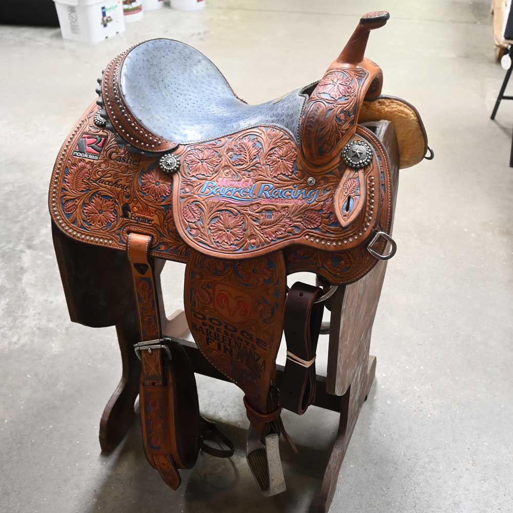 14" USED MARTIN BARREL SADDLE Saddles Martin Saddlery   