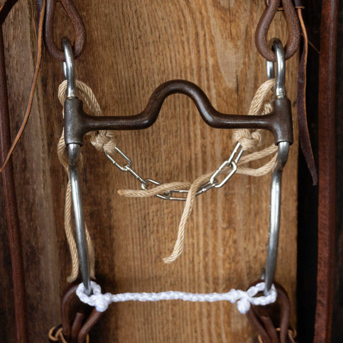 Les Vogt Solid Port Bridle Rig w/All New Leather