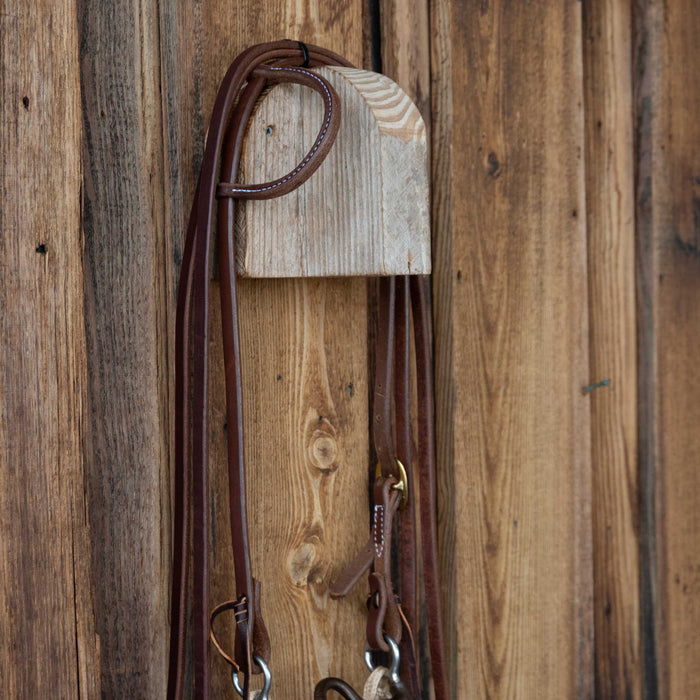 Les Vogt Solid Port Bridle Rig w/All New Leather
