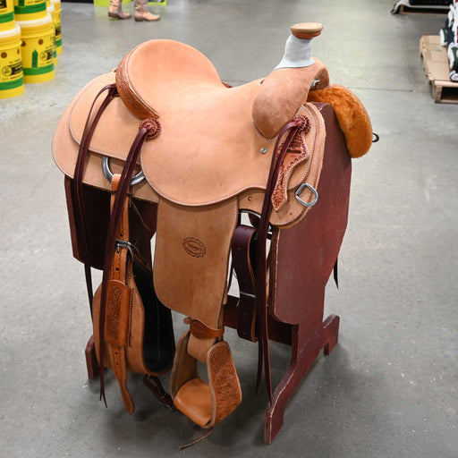 14" TESKEY'S TEAM ROPING SADDLE Saddles - New Teskey's Saddlery