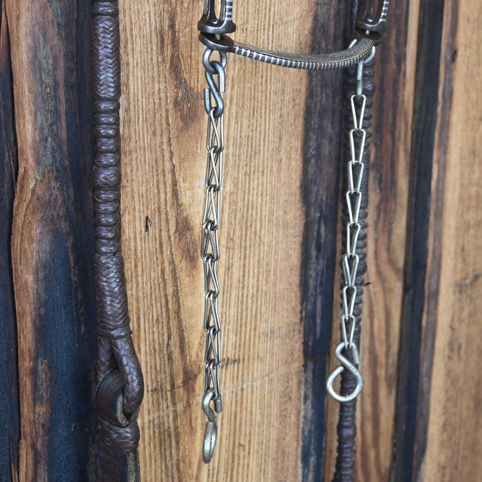 Les Vogt Solid Port Bridle Rig w/Browband Headstall