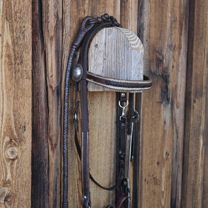 Les Vogt Solid Port Bridle Rig w/Browband Headstall