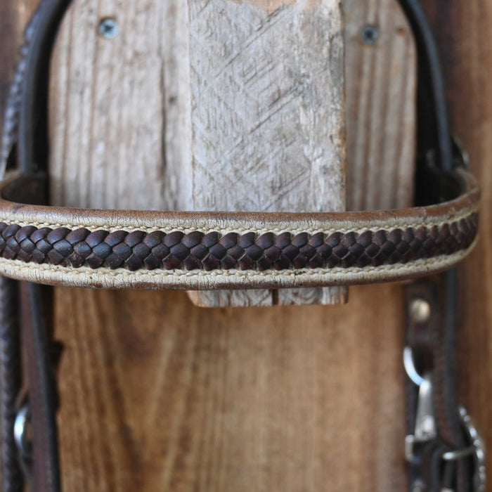 Les Vogt Solid Port Bridle Rig w/Browband Headstall