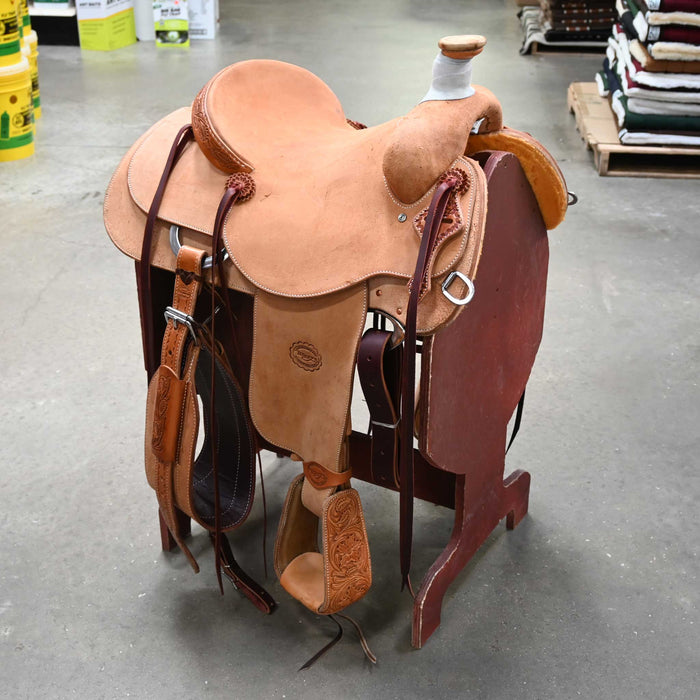 14" TESKEY'S TEAM ROPING SADDLE