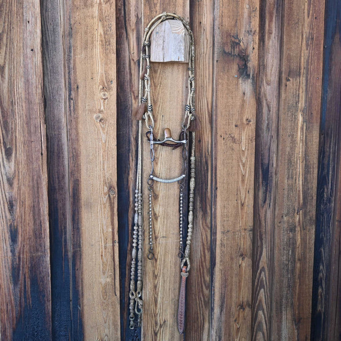 A. Garcia Hooded Port Bridle Rig w/Single Ear Headstall