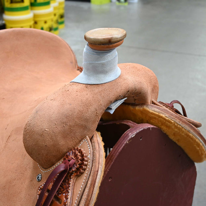 14" TESKEY'S TEAM ROPING SADDLE