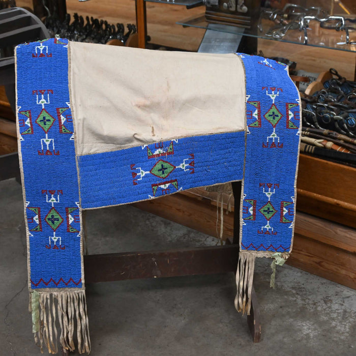 Vintage Cheyenne Sioux Beaded Saddle Blanket Collectibles MISC
