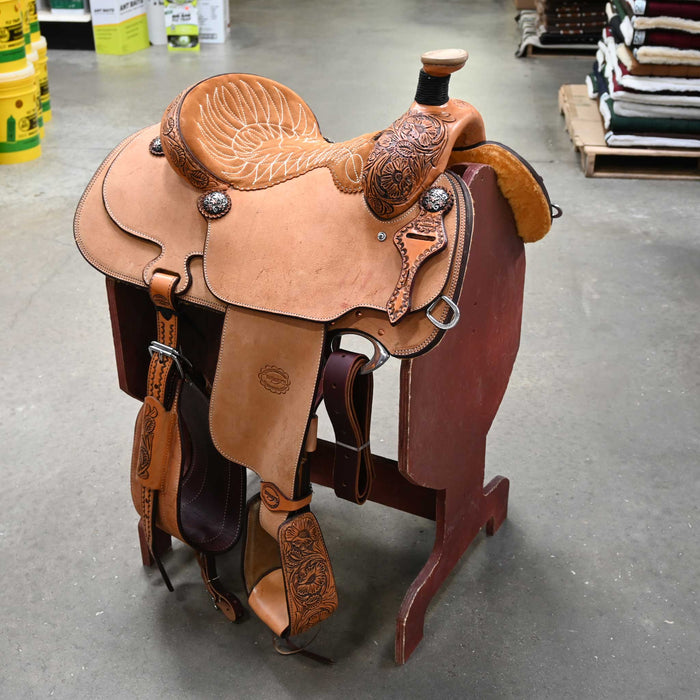 14.5" TESKEY'S TEAM ROPING SADDLE