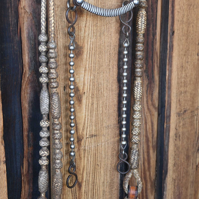 A. Garcia Hooded Port Bridle Rig w/Single Ear Headstall