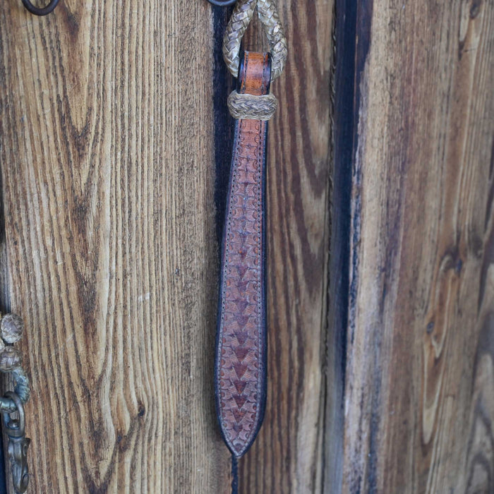 A. Garcia Hooded Port Bridle Rig w/Single Ear Headstall