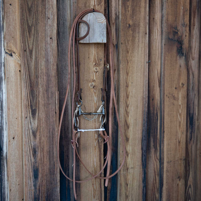 Maverick Snaffle Bridle Rig w/Single Ear Headstall