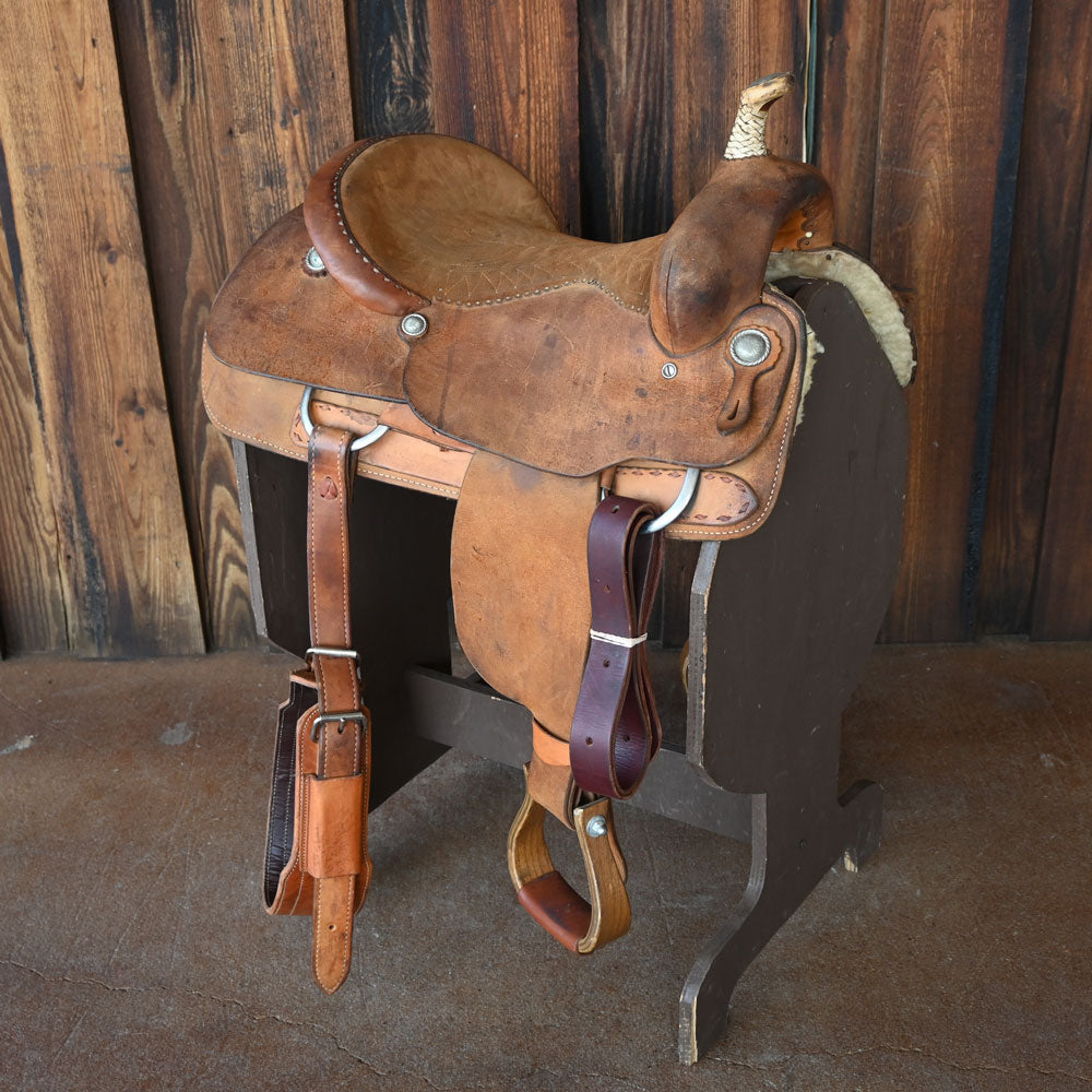 16" USED BILLY COOK BARREL SADDLE