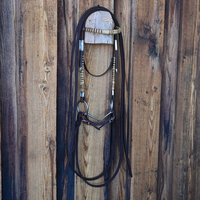 Jim Paul O-Ring Snaffle Bridle Rig w/Browband Headstall