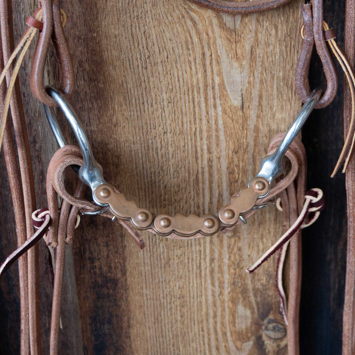 D-Ring Copper Mule Bridle Rig w/All New Leather