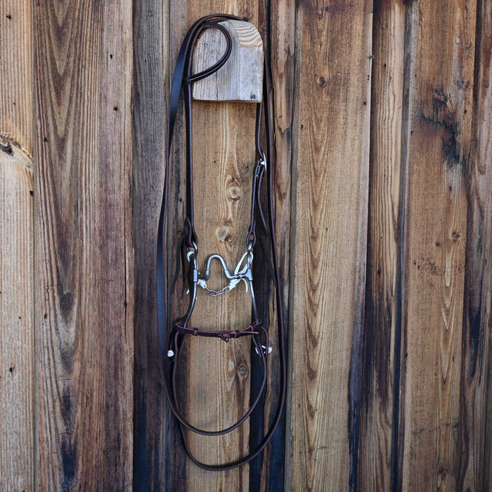 Josh Ownbey Slow Twist Correction Bridle Rig w/Single Ear Headstall Tack - Rigs Josh Ownbey