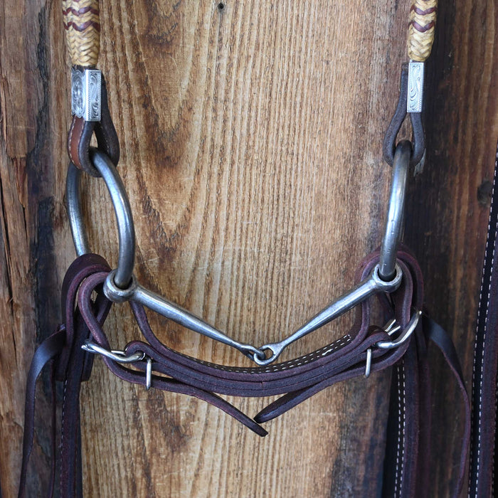 Jim Paul O-Ring Snaffle Bridle Rig w/Browband Headstall