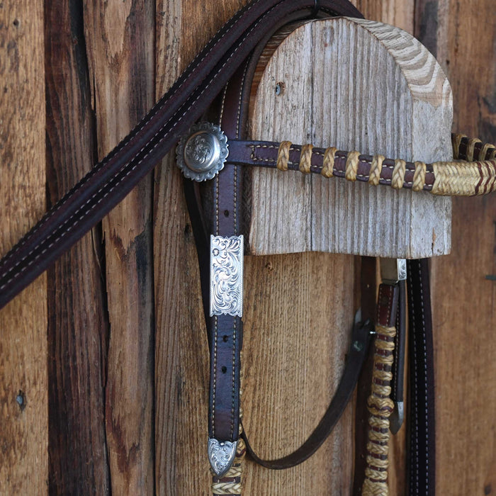 Jim Paul O-Ring Snaffle Bridle Rig w/Browband Headstall