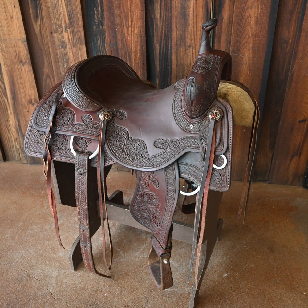 16.5" USED TESKEY'S PRO CUTTER SADDLE Saddles Teskey's Saddlery