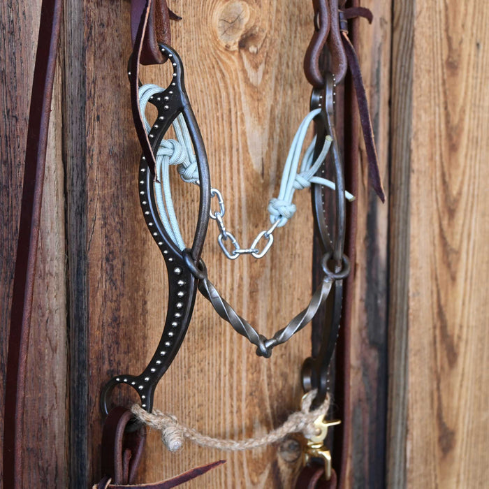 Gordy Alderson Slow Twist Snaffle Bridle Rig w/Single Ear Headstall Tack - Rigs Gordy Alderson