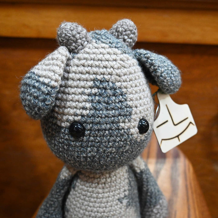Mabel's Stables Crocheted Cow