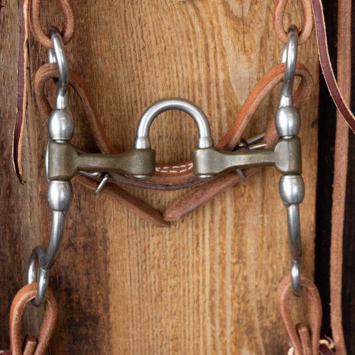 Cow Horse Supply Correction Bridle Rig w/All New Leather