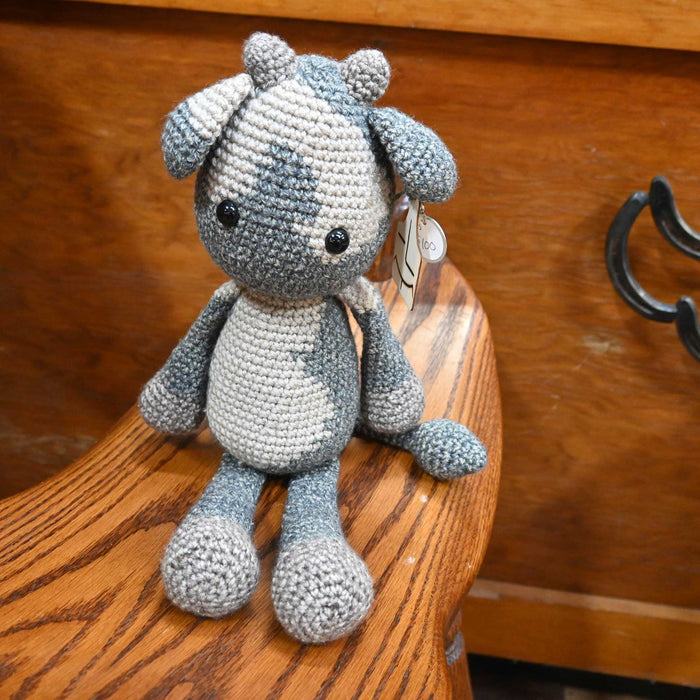 Mabel's Stables Crocheted Cow