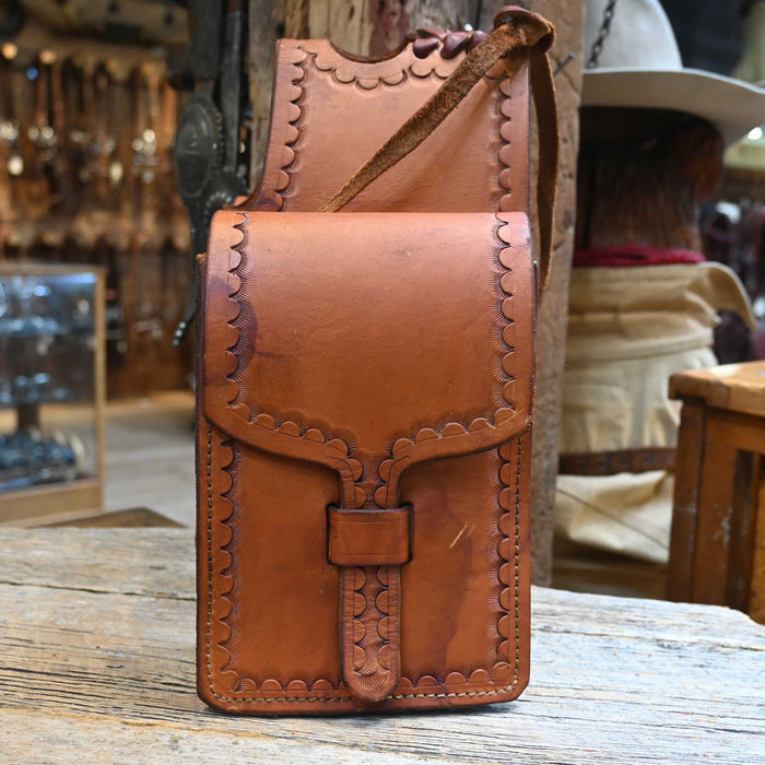 Tooled Horn Saddle Bags Collectibles Teskey's