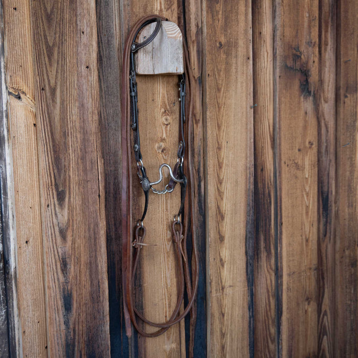 Myler USA Solid Port Bridle Rig w/Single Ear Headstall
