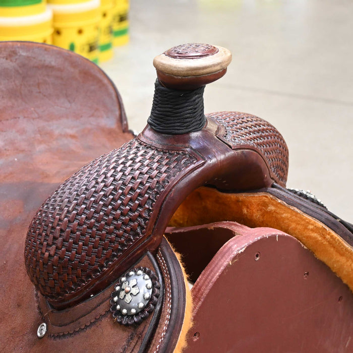14" PATRICK SMITH TEAM ROPING SADDLE
