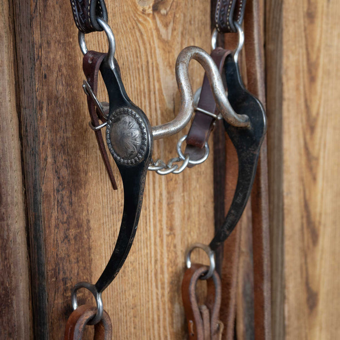 Myler USA Solid Port Bridle Rig w/Single Ear Headstall