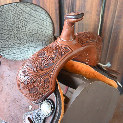 14" TESKEY'S BARREL SADDLE Saddles - New Teskey's Saddlery
