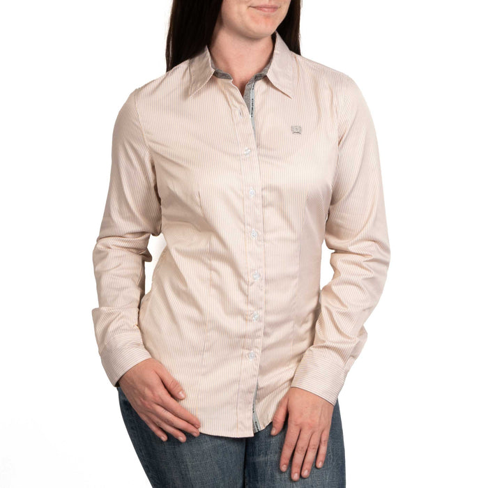 Cinch Women's Stripe Button Down Shirt