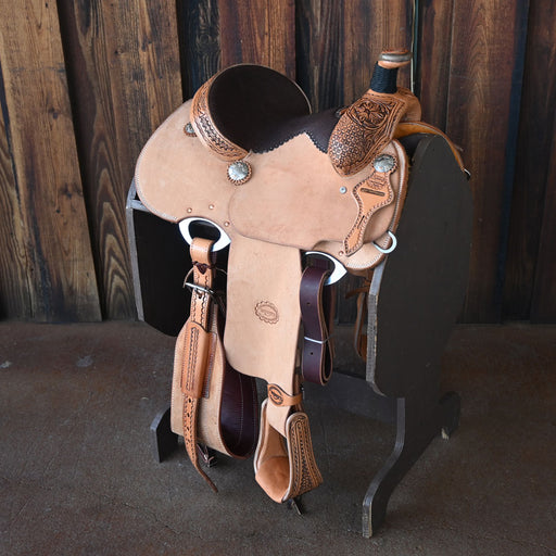 12" TESKY'S YOUTH ROPING SADDLE Saddles - New Teskey's Saddlery