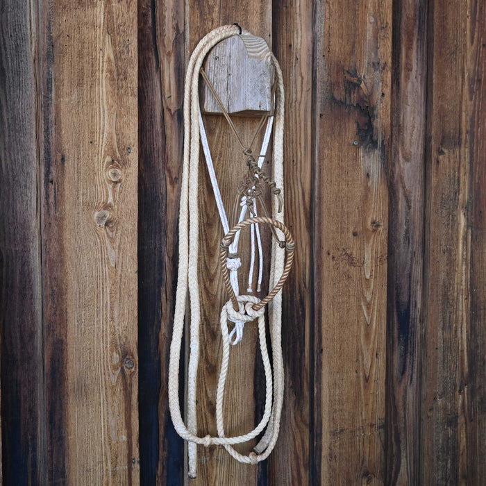 Clint Greggory Loping Hackamore w/Crowsfoot Headstall