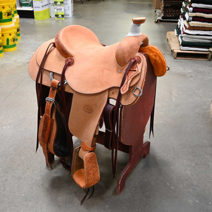 14.5" TESKEY'S TEAM ROPING SADDLE