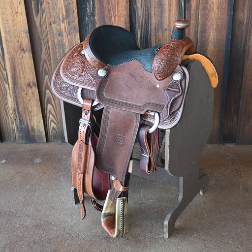 14" TESKEY'S TEAM ROPING SADDLE Saddles - New Teskey's Saddlery