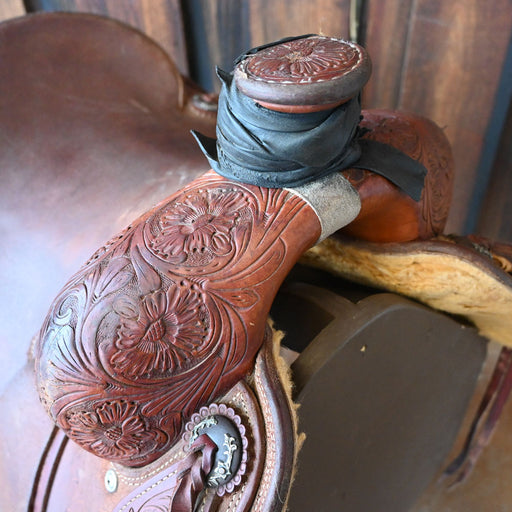 16" USED CACTUS RANCH SADDLE Saddles - Used CACTUS SADDLERY