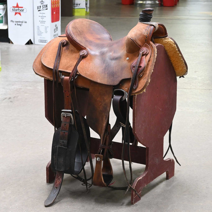 14.5" USED DIAMOND D RANCH SADDLE