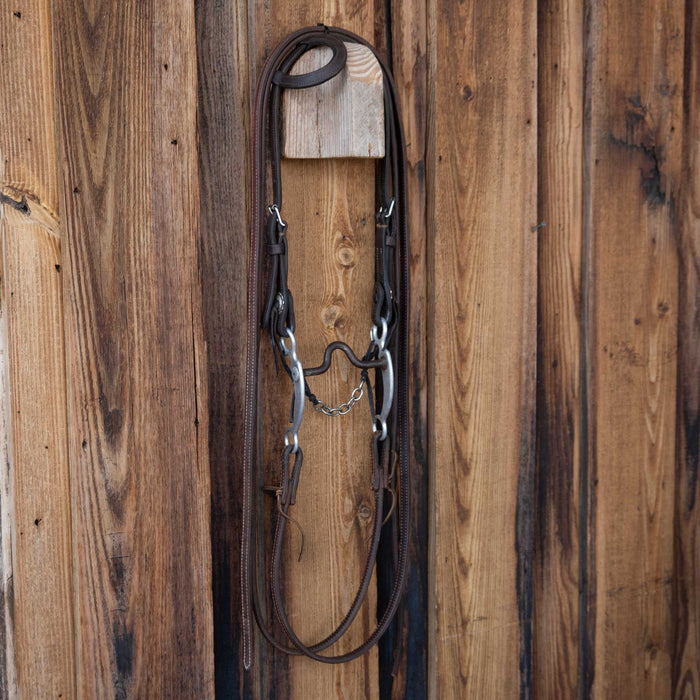 Daryl Davis Solid Port Bridle Rig w/Single Ear Headstall