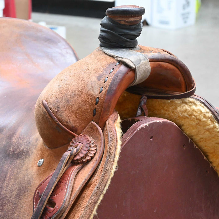 14.5" USED DIAMOND D RANCH SADDLE