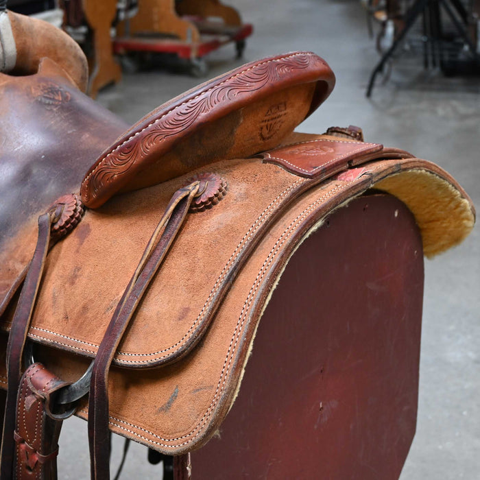 14.5" USED DIAMOND D RANCH SADDLE