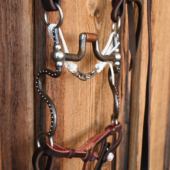 Tom Balding Hinge Port Bridle Rig w/Single Ear Headstall Tack - Rigs Tom Balding