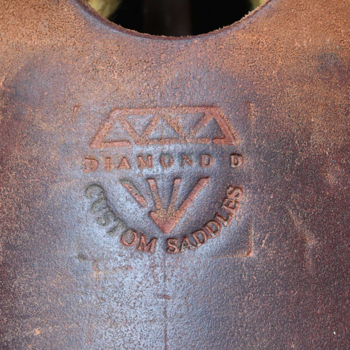 14.5" USED DIAMOND D RANCH SADDLE