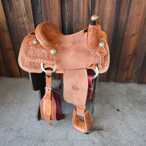 14.5" TESKEY'S CALF ROPING SADDLE Saddles - New Teskey's Saddlery