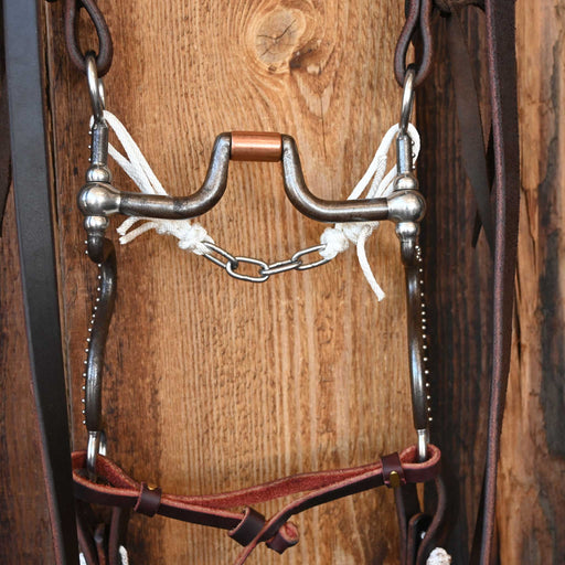 Tom Balding Hinge Port Bridle Rig w/Single Ear Headstall Tack - Rigs Tom Balding