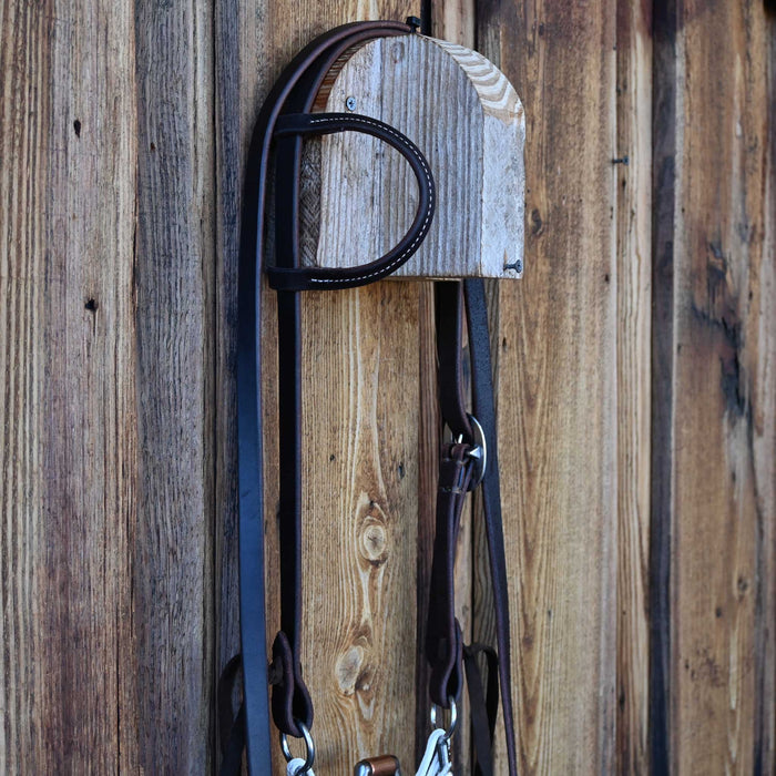 Tom Balding Hinge Port Bridle Rig w/Single Ear Headstall Tack - Rigs Tom Balding