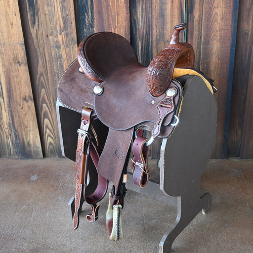 14" TESKEY'S BARREL SADDLE Saddles - New Teskey's Saddlery